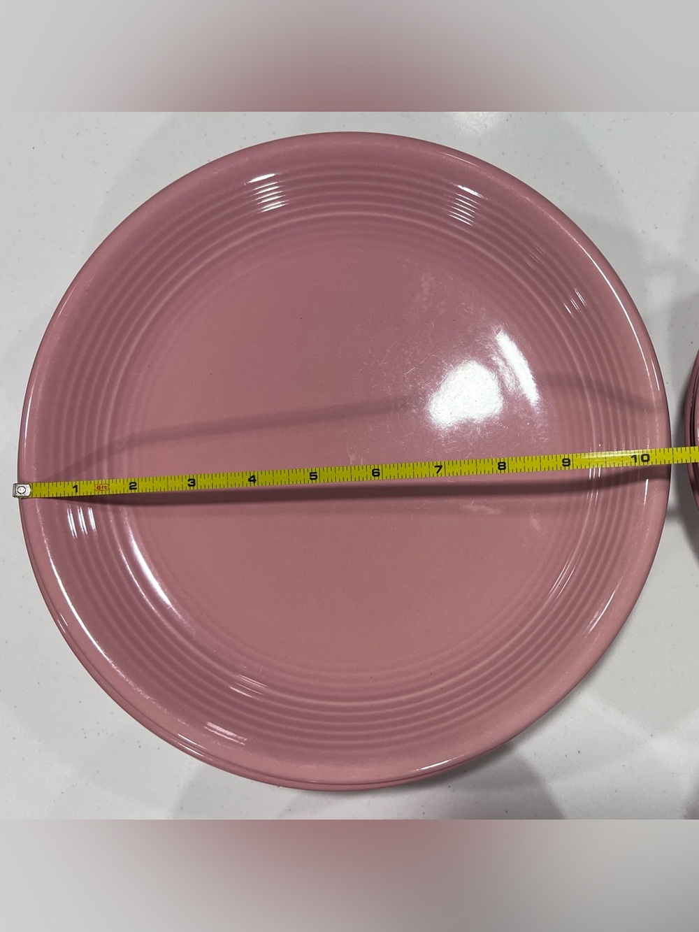 Vintage Montgomery Ward Color Connection Pink Dinner Plate